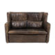 Brown leather sofa by Gerard van den Berg for Montis, after 1974