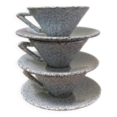 3 tasses de style Memphis