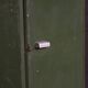 Italian green lacquered metal cabinet from the 1960s/70s