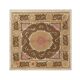 Tapis noué à la main, tapis turc vintage 140x140 cm