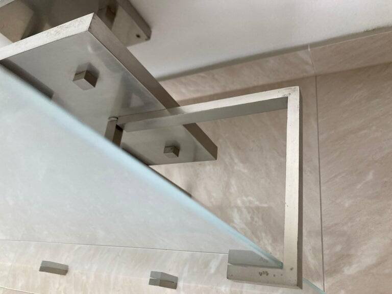 Unique Bauhaus Chrome Ceiling Lamp / Flush Mount, 1930s