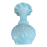 Blue vase in Art Deco opaline
