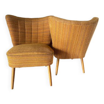 Paire de fauteuils cocktails