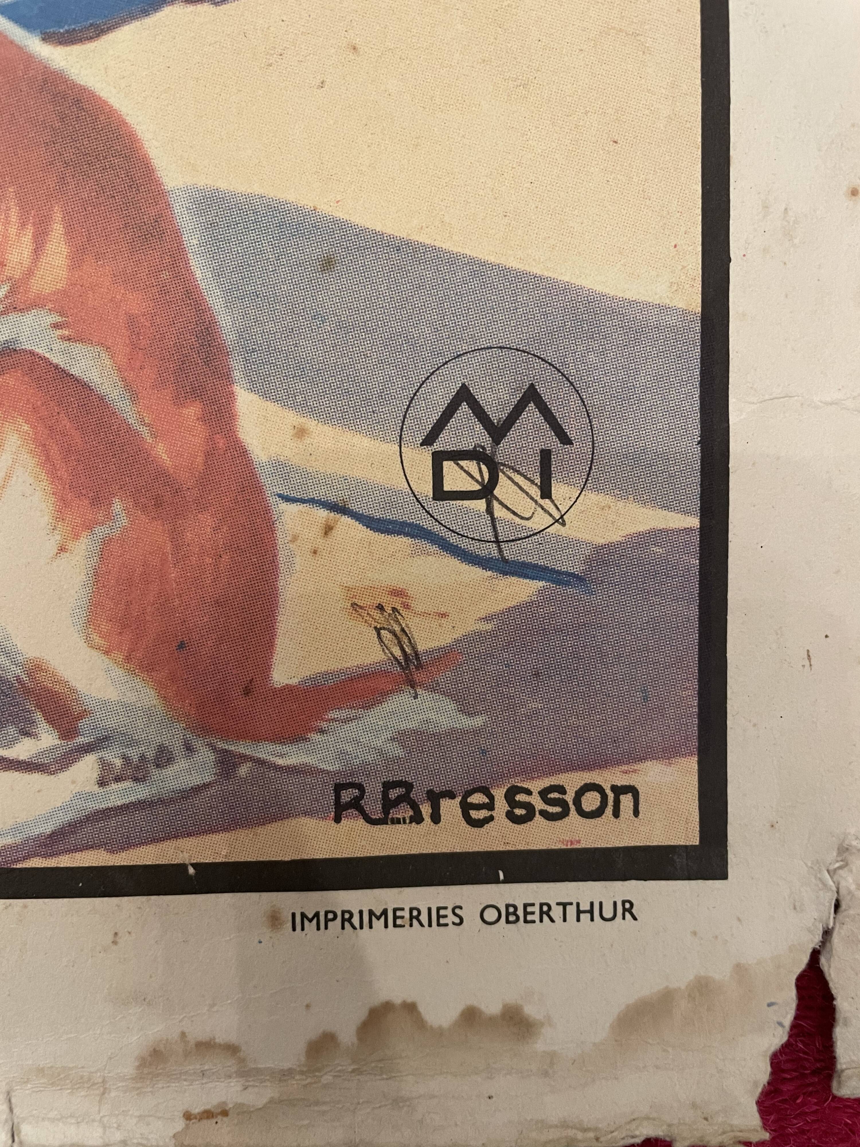 Vintage MDI school poster