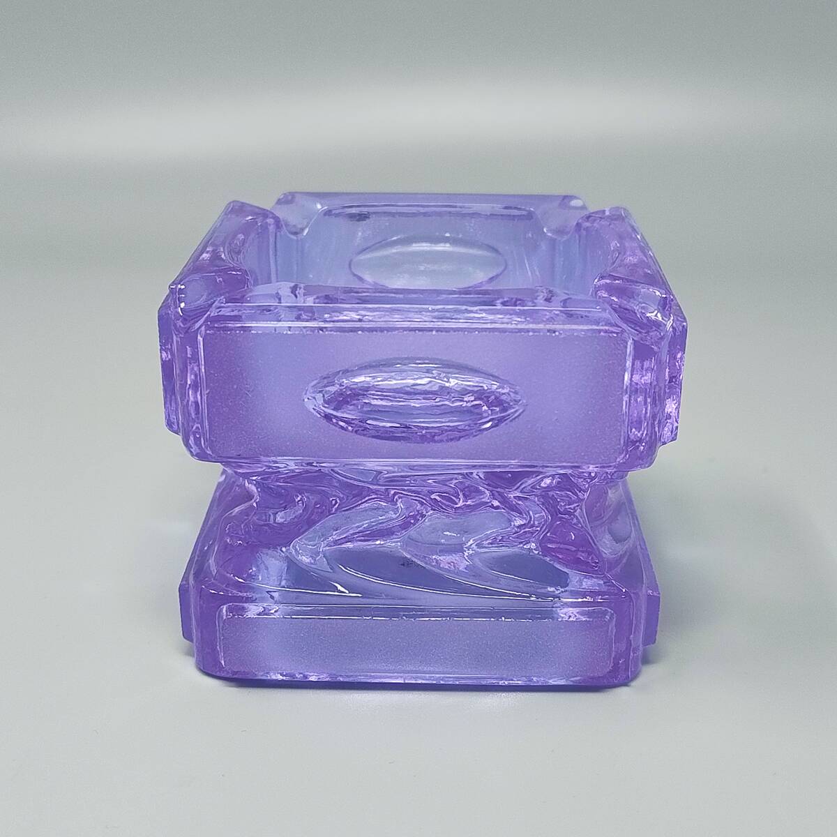 1970s Stunning Purple Smoking Set By Antonio Imperatore in Murano Glass. Ma