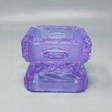 1970s Stunning Purple Smoking Set By Antonio Imperatore in Murano Glass. Ma