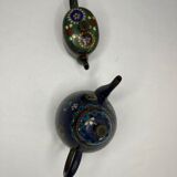 Cloisonné bronze jugs, early 20th century, China