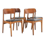 Set of 4 chairs - vintage teak