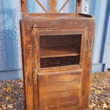 Old art deco display case in Burmese teak