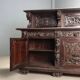 Antique neo-Renaissance walnut buffet, Italy, 19th century