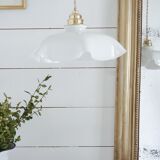 Draped suspension Opaline 🌿 Vintage