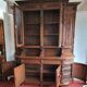 Very important Renaissance style chateau library buffet in oak