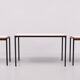 Pastoe nesting tables Cees Braakman ''Japan series'' 1960s Holland