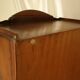English art deco student wardrobe in walnut