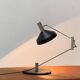 Lampe de table Swiss Pentarkus Mid-Century par Rosemarie et Rico Baltensweiler pour Baltensweiler