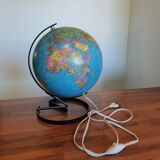 Globe terrestre lumineux 1970