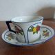Coffee service in porcelain A. Lanternier & Co Limoges. 1960s.