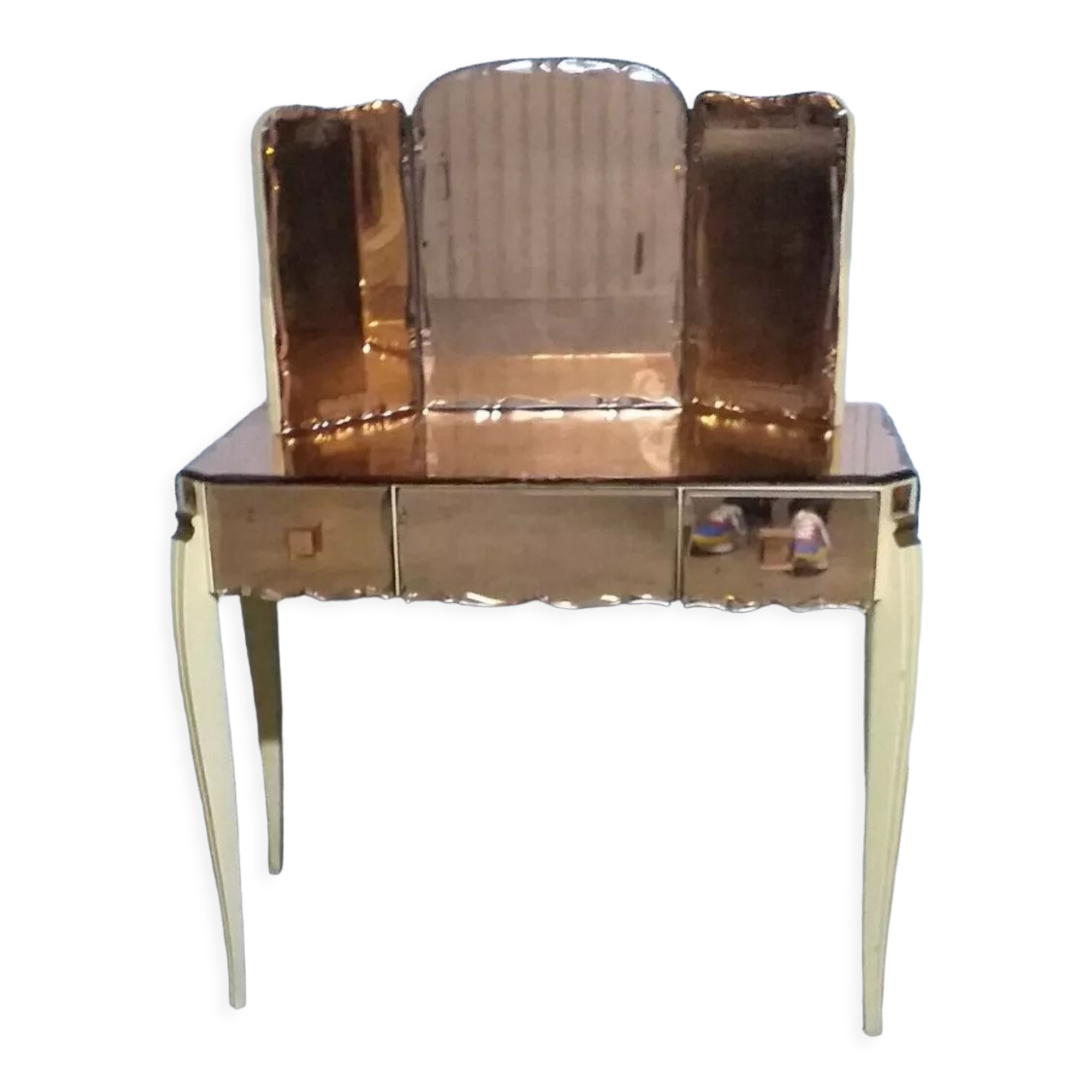 Dressing table desk mirror art deco 1940