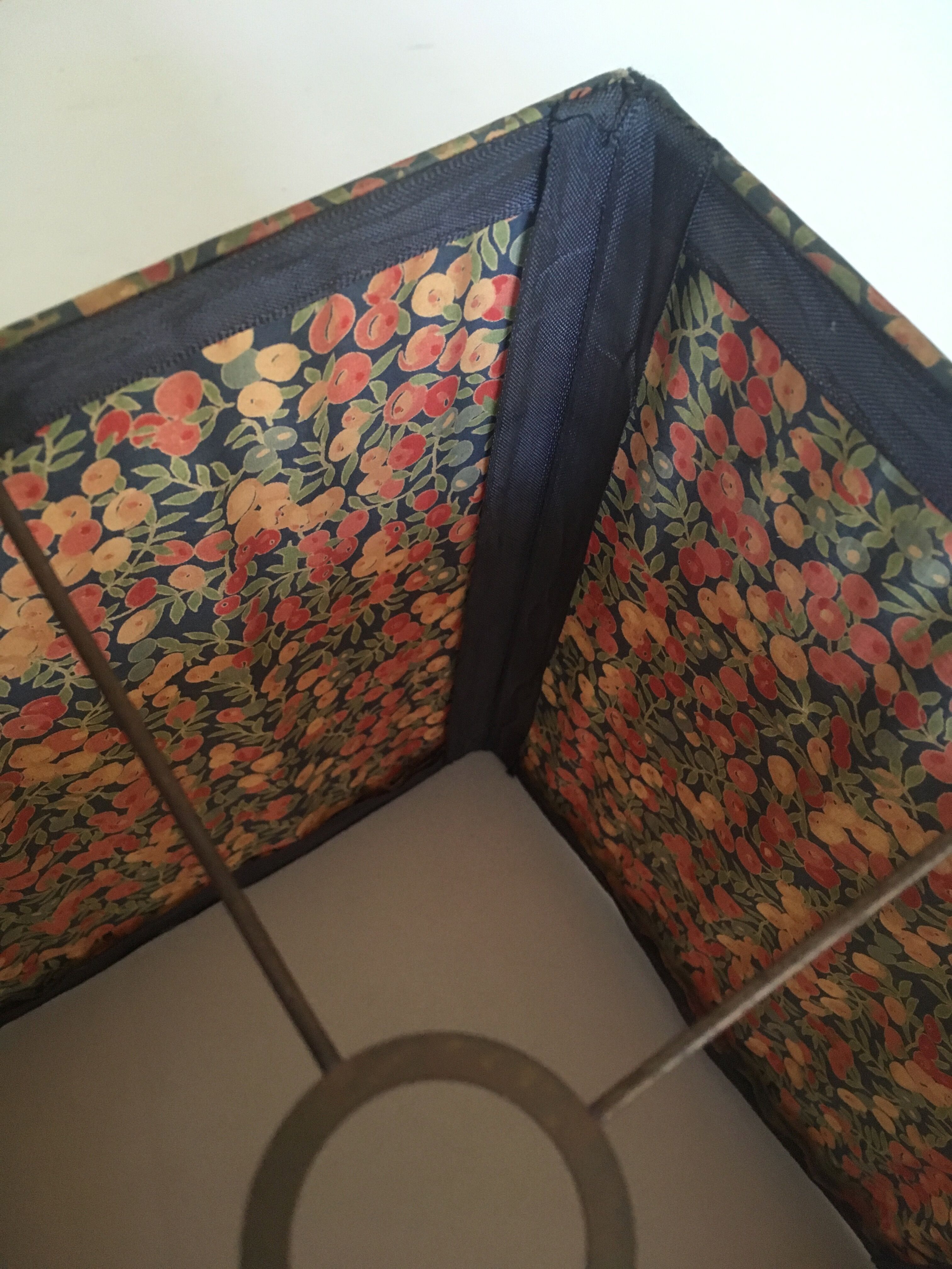 Suspension lampshade in Liberty of London 70s