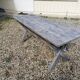 tAble vintage wooden farmhouse 2m, X feet