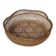 Woven basket made of natural fibre