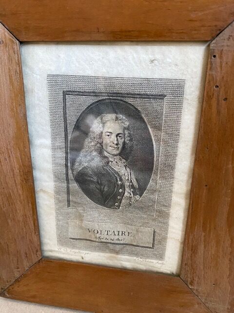 Voltaire engraving frame