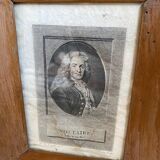 Voltaire engraving frame