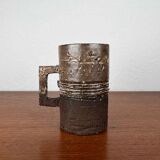 Mug Vase from Danish Modern Pottery Studio by Robert Rob Bentsen, 1960s