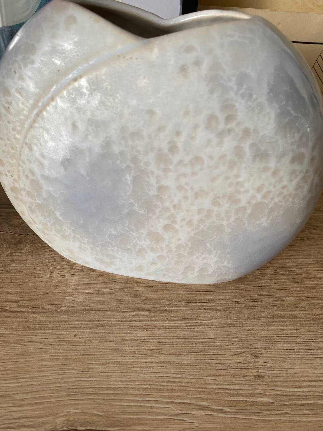West Germany iridescent vase