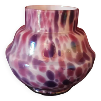 Vase léopard rose
