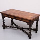 Table d'écriture ou de hall coloniale hollandaise du début du 19e siècle