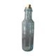 Biot sky blue bubbled glass bottle carafe