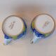 Hand Painted Blue Ceramic Mug Faenza Italy