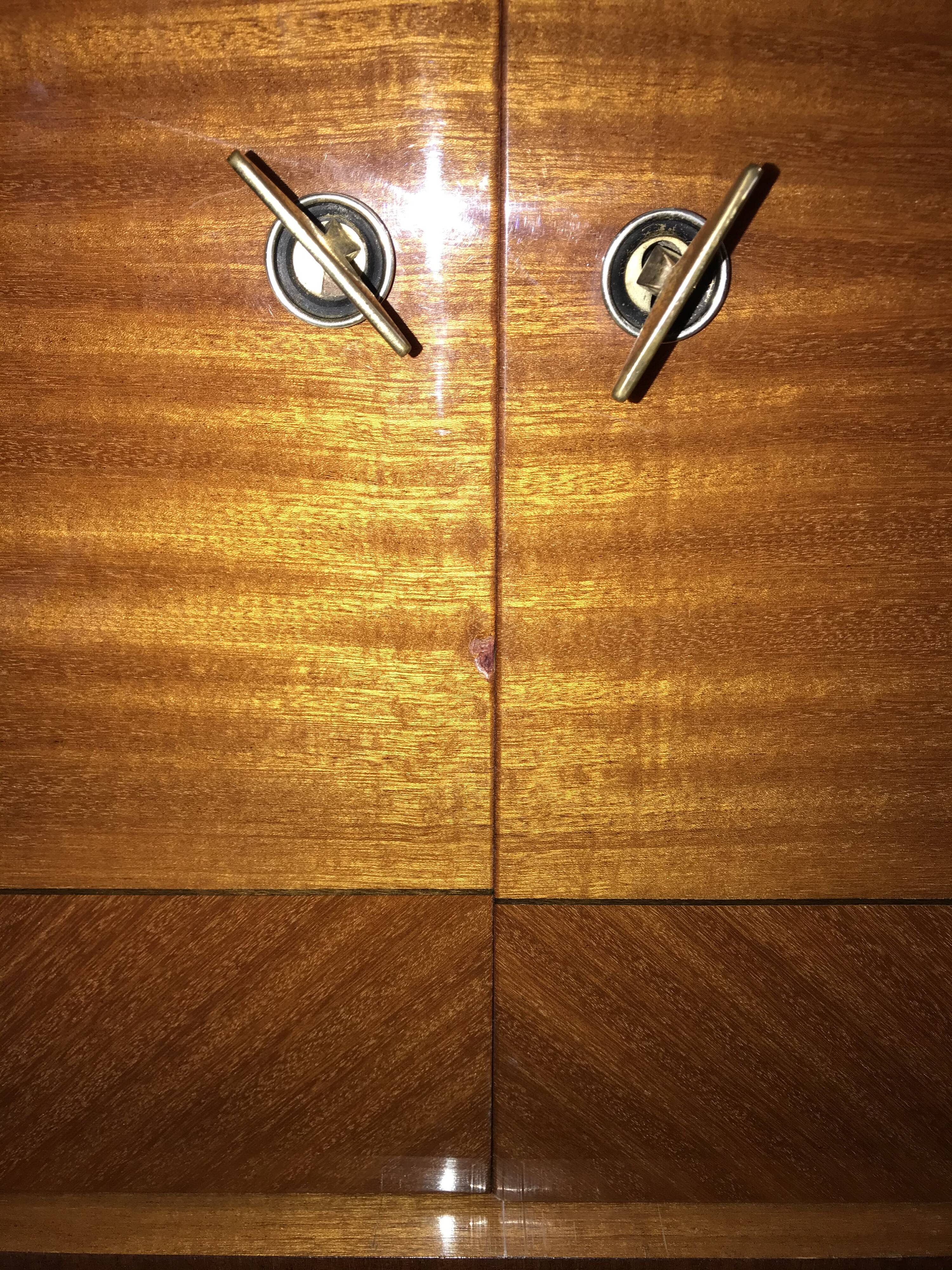 Sideboard wood varnished years 50