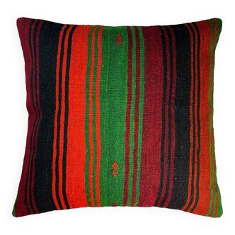 Vintage turkish kilim cushion cover