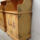 Paire de meubles vintage en bois décor floral