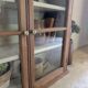 Renovated old wall display cabinet