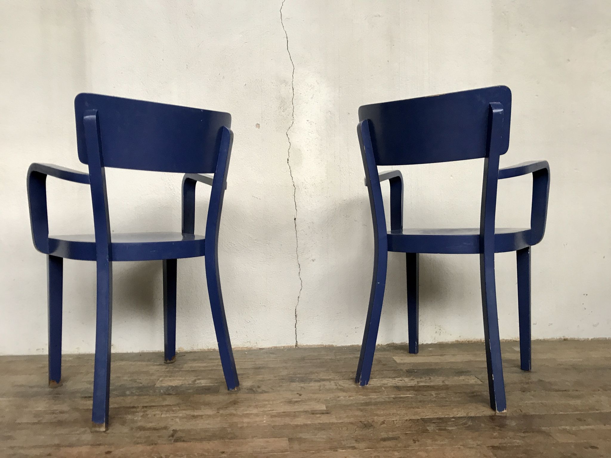 Paire de 2 fauteuils de bureau bout de table
