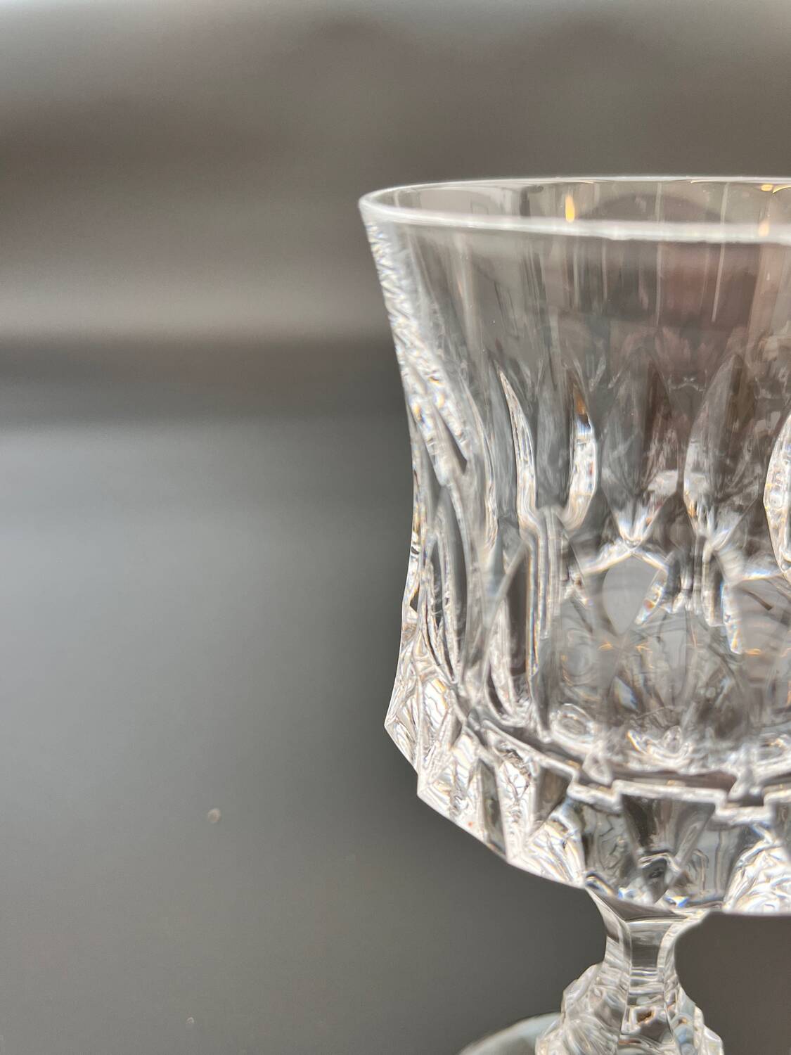 Set of 6 Speigelau crystal glasses