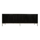 Buffet Florence Knoll en chêne noir et chrome pour Knoll International, années 1960