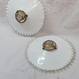 Opaline suspension white lace