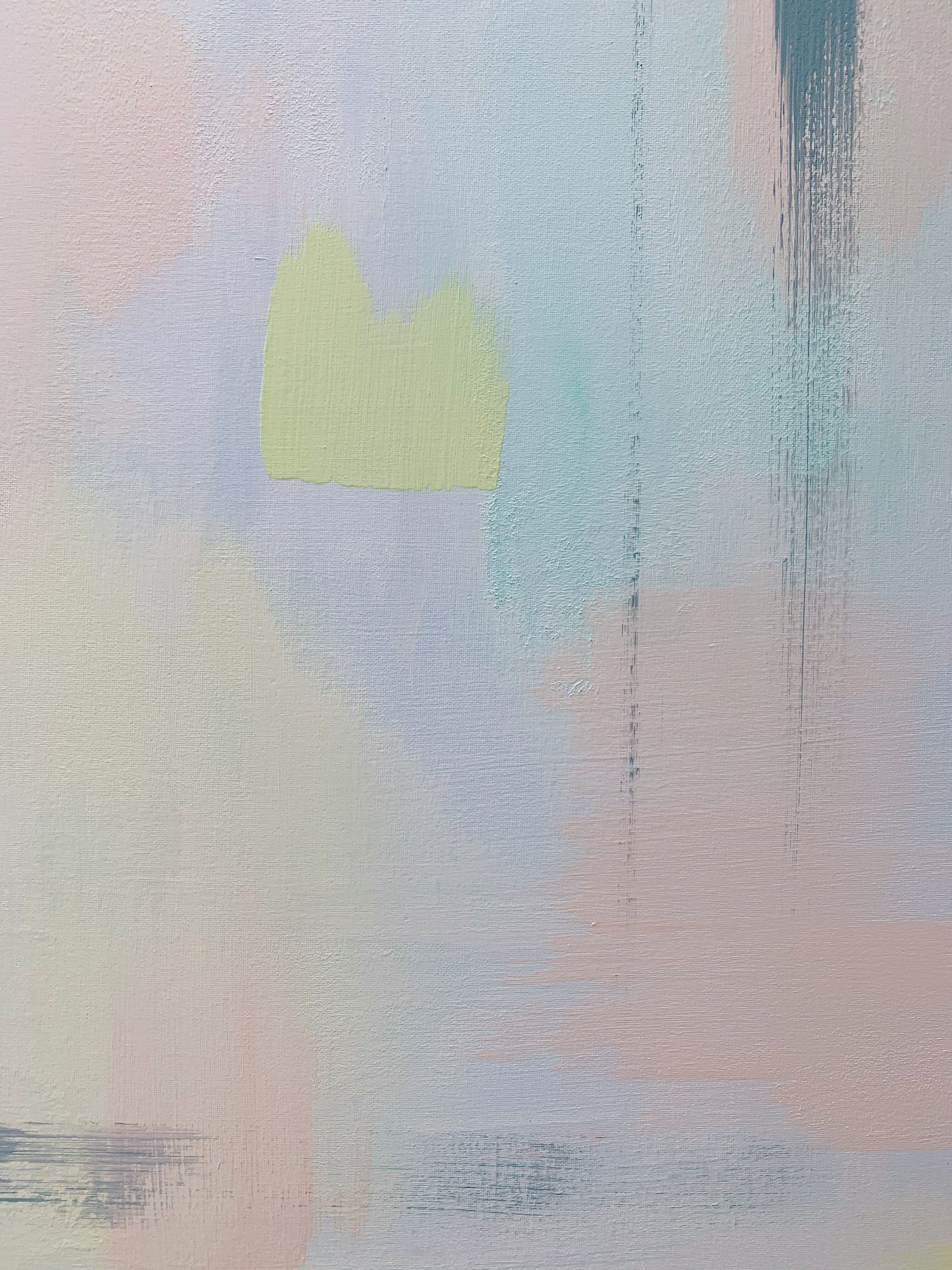 Modern abstract art canvas Forbidden Colours