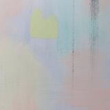 Modern abstract art canvas Forbidden Colours