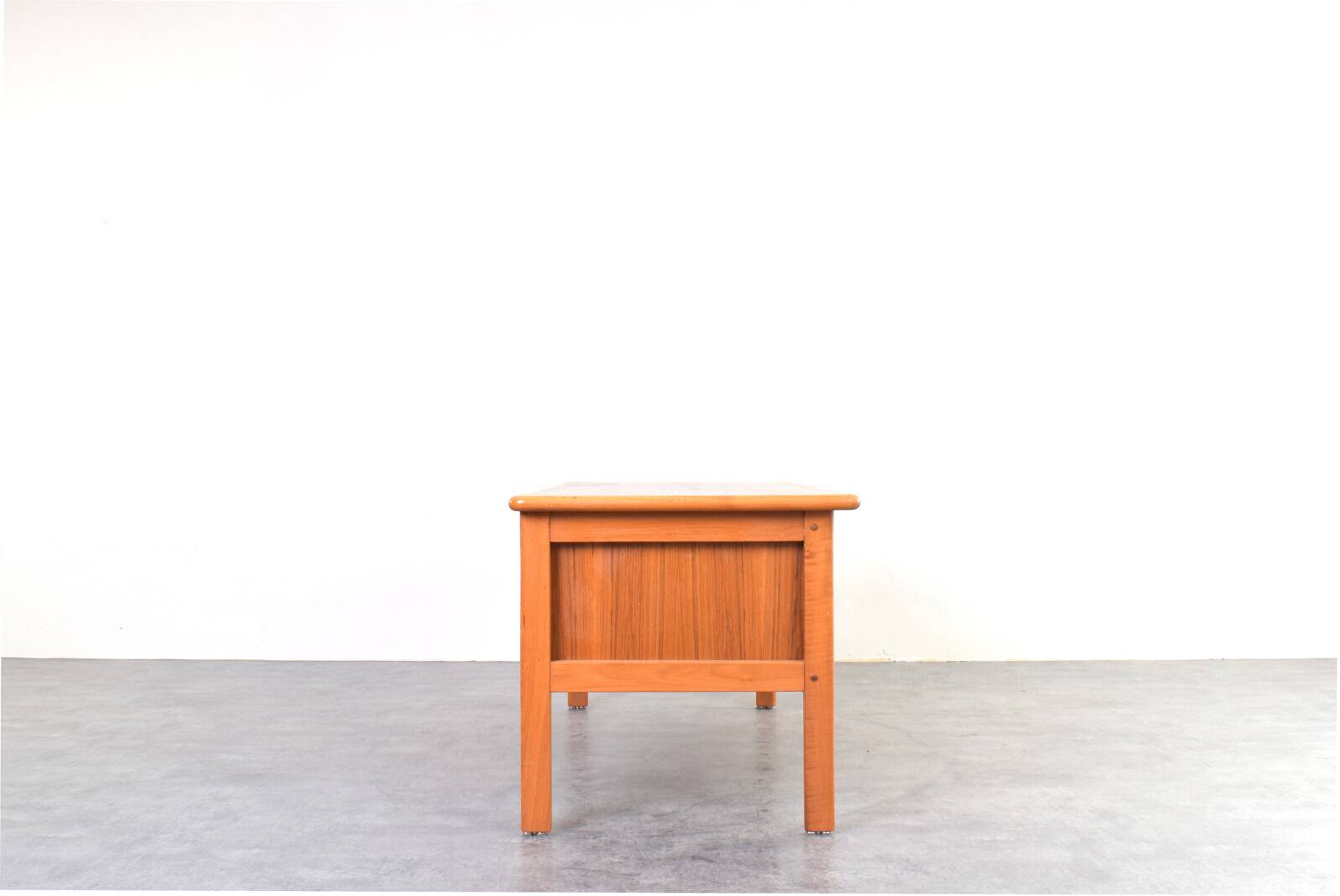 Mid-Century Danish Teak Desk, 1970s.