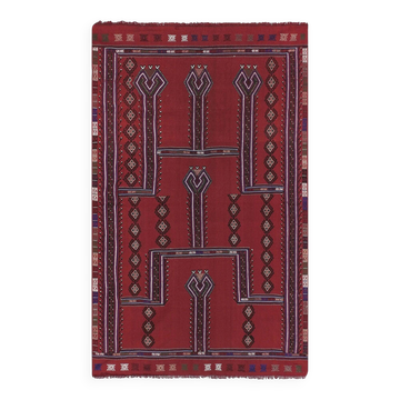 Kilim turc vintage tissé main 144x240 cm