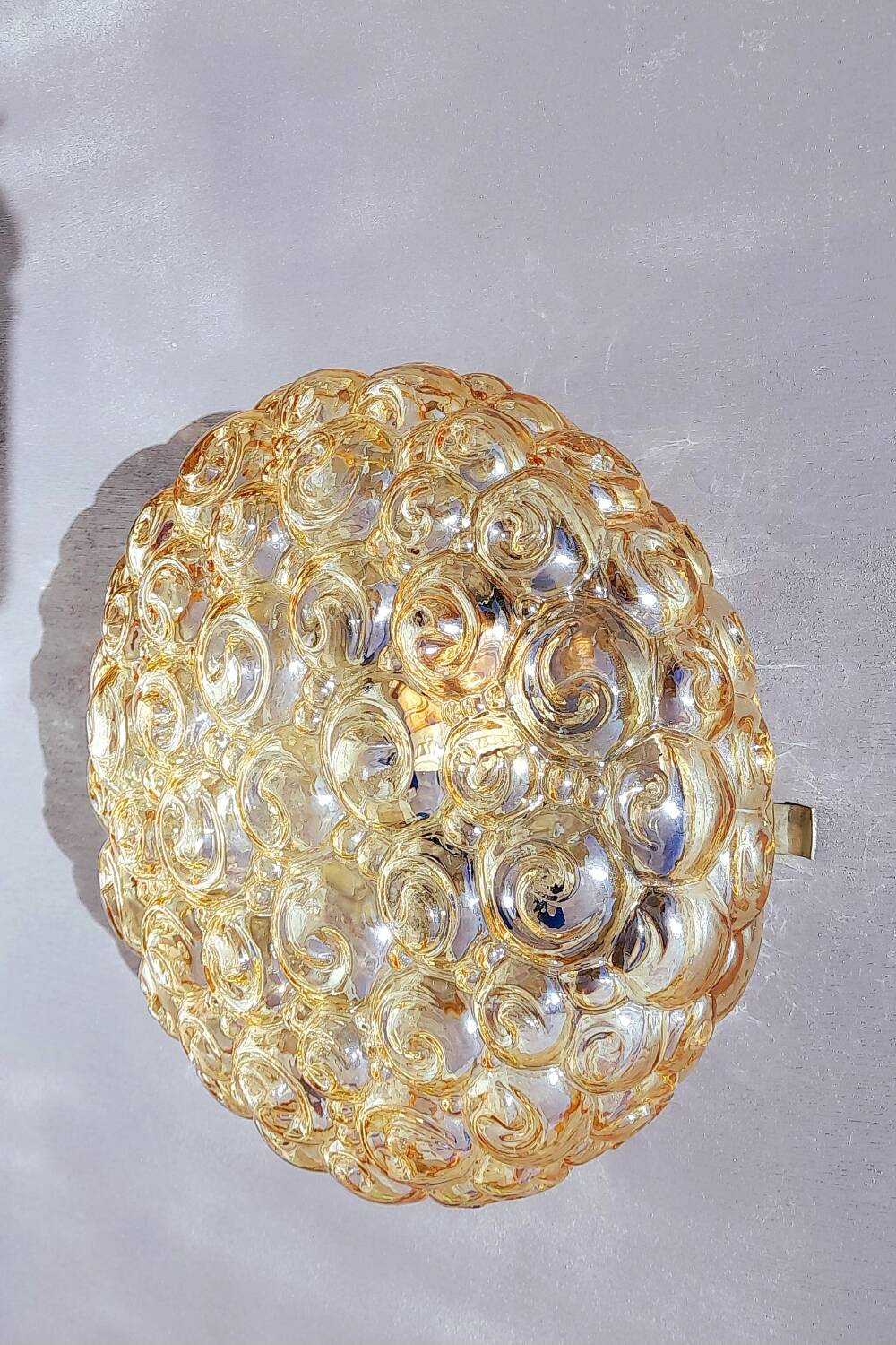 Ceiling light Helena Tynell snails 70s