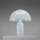 Doria table lamp in bubble glass with rainbow coloured details