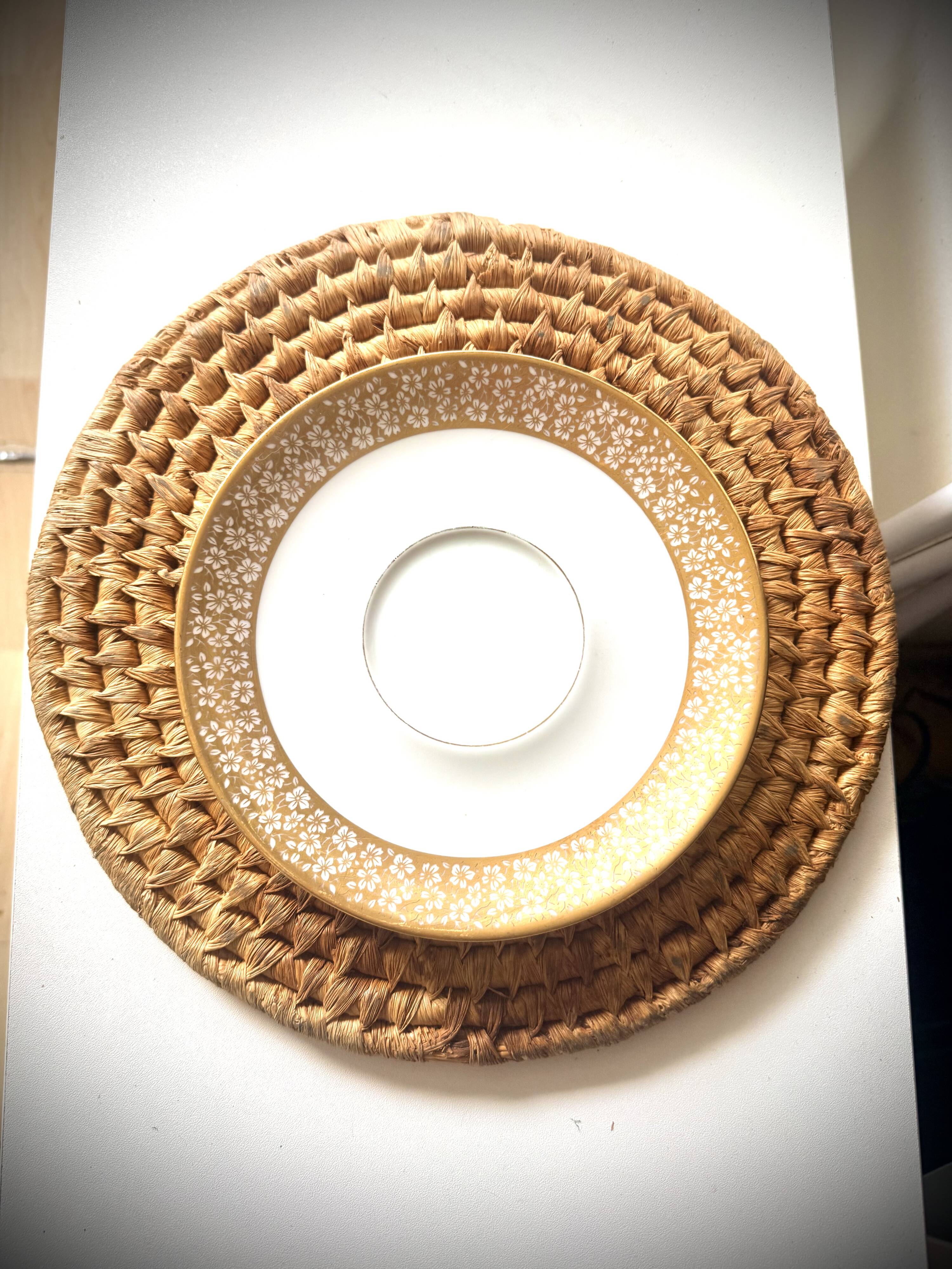 Vintage art and decor plate - 18th century