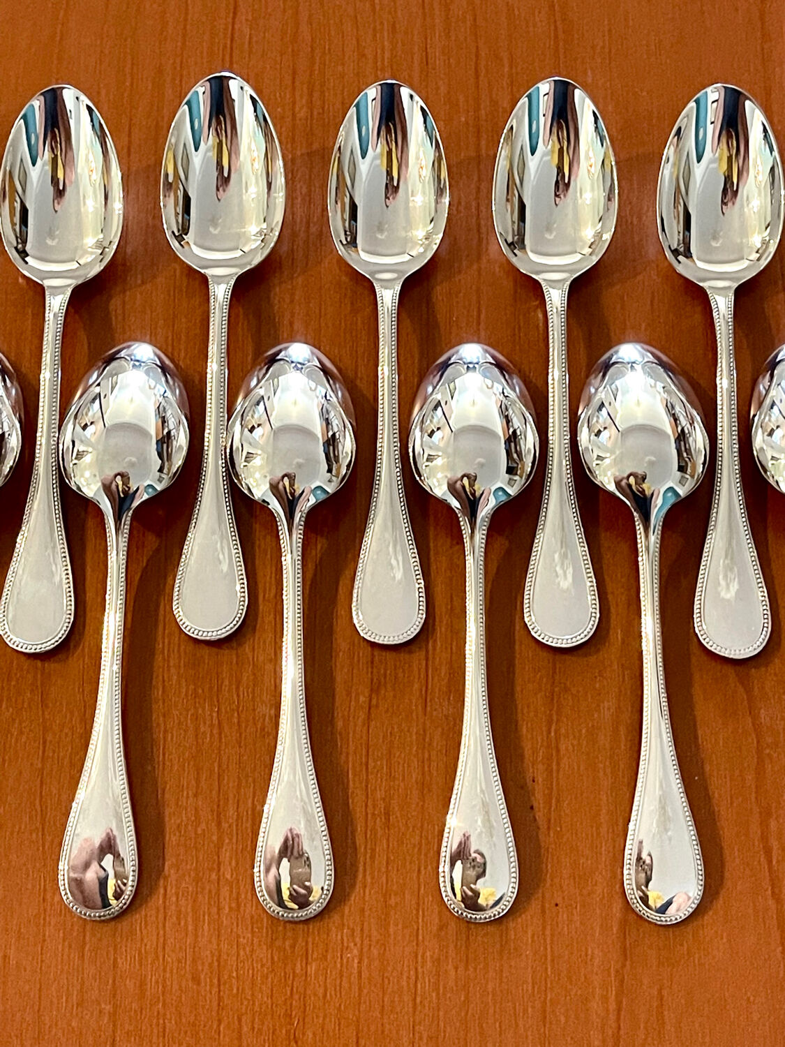 Christofle pearl flatware, 49 pieces, near mint condition