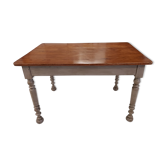 Bistrot dining table and vintage 1920s farmhouse